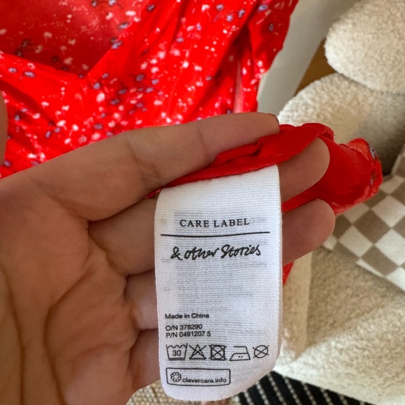 &other stories mini floral dress in US 4 - Picture 6 of 7
